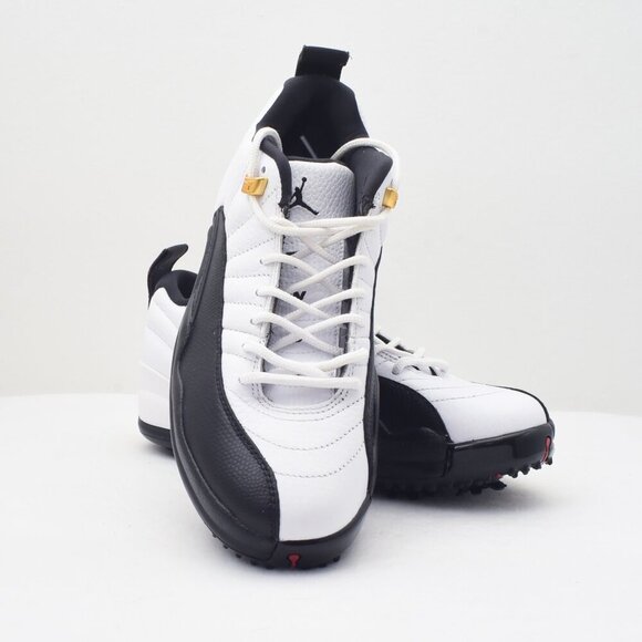 NIKE AIR JORDAN 12 LOW TAXI GOLF Size 7.5 White/Black DH4120-100 main image 9